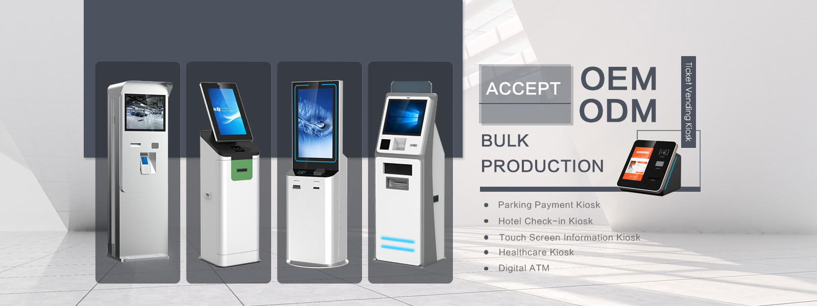 Cheque Acceptor / Validator ATM Kiosk Bank Card Self Issue Vandal-proof