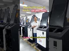 সেলফ সার্ভিস হোটেল চেক ইন মেশিন 24/7 অপারেশন