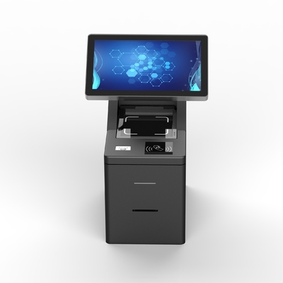 Windows Android Linux OS Check In Kiosk With Cash Coin Accepter Dispenser For Hotel
