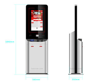 Touch Screen Information Kiosk/Advertisment Kiosk/Travel Kiosk with cash payment/E payment for Quick Service by LKS