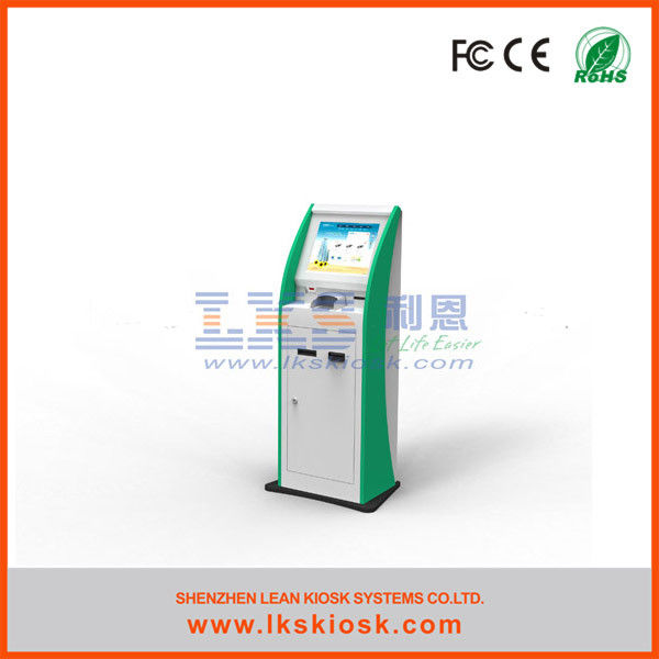 Payment Kiosk With Touch Screen Cash Acceptor