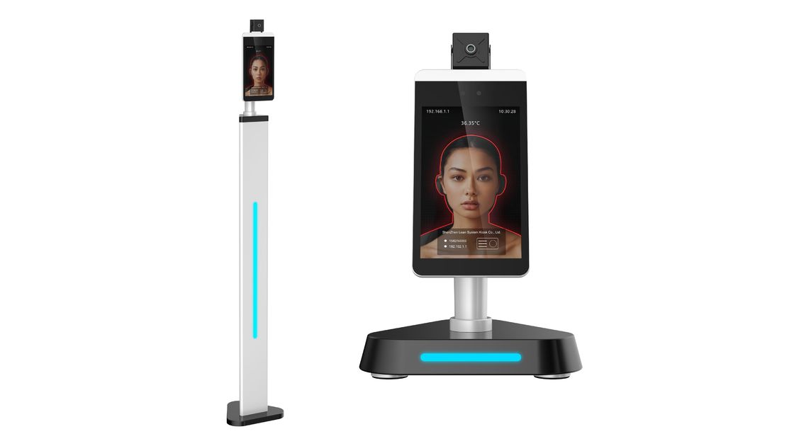 15cm Android 7.1.2  8" Touchless Face Recognition Thermometer