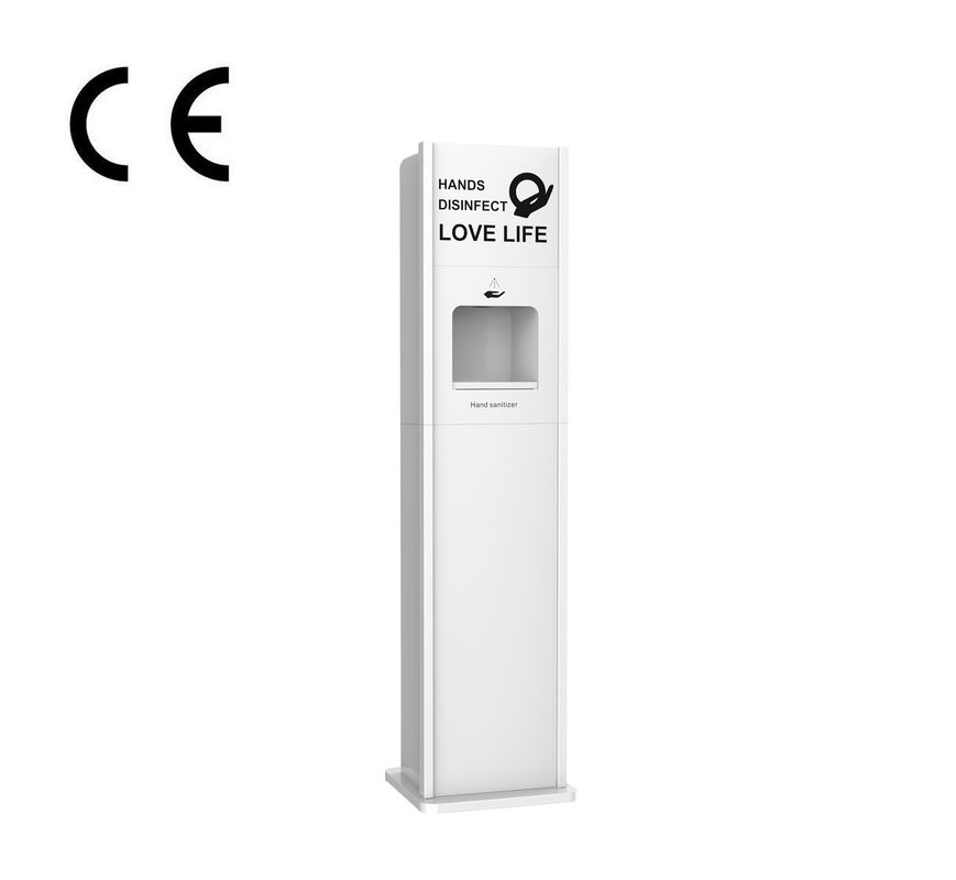 10L Capacity Liquid Gel Nozzel Hand Sanitizer Dispenser Kiosk Floor Standing Touch Free
