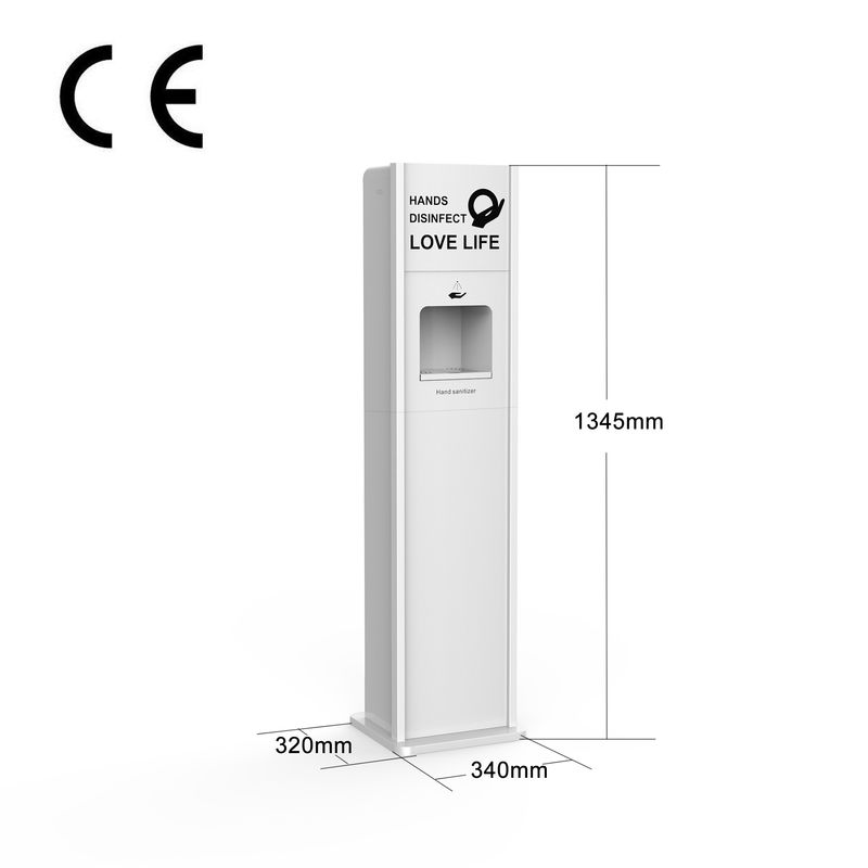 Automatic Hygiene Hands Free Motion Sensor Sanitizer Dispenser Stations Support DC And Battery