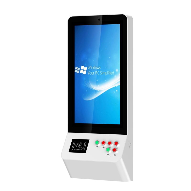 RFID Medical Card Reader Lab Reports Printer QR Scanner Credit Card Reader Self Service Kiosk For Hospital