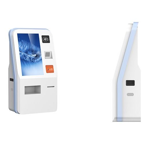Hospital Self Service Kiosk With Medical RFID Card Reader Reports Printer
