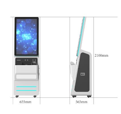 ৩২-ইঞ্চি কাস্টমাইজযোগ্য স্ব-পরিষেবা কিওস্ক ডেস্কটপ ইনস্টলেশন এবং অ্যান্ড্রয়েড/উইন্ডোজ/লিনাক্স অপারেটিং সিস্টেম সহ